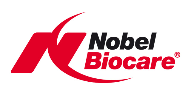 Logo des Unternehmens Nobel Biocare Deutschland, Anbieter von Produkten für die Versorgung von natürlichen Zähne und Implantaten.